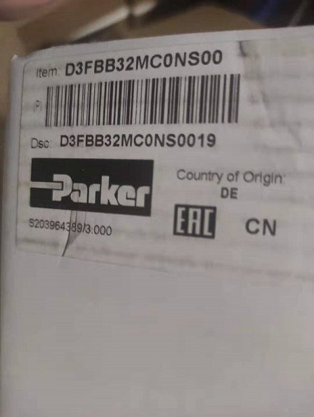 派克 比例閥 d3fbb32mc0ns03 派克 比例閥 d3fbb32mc0ns03